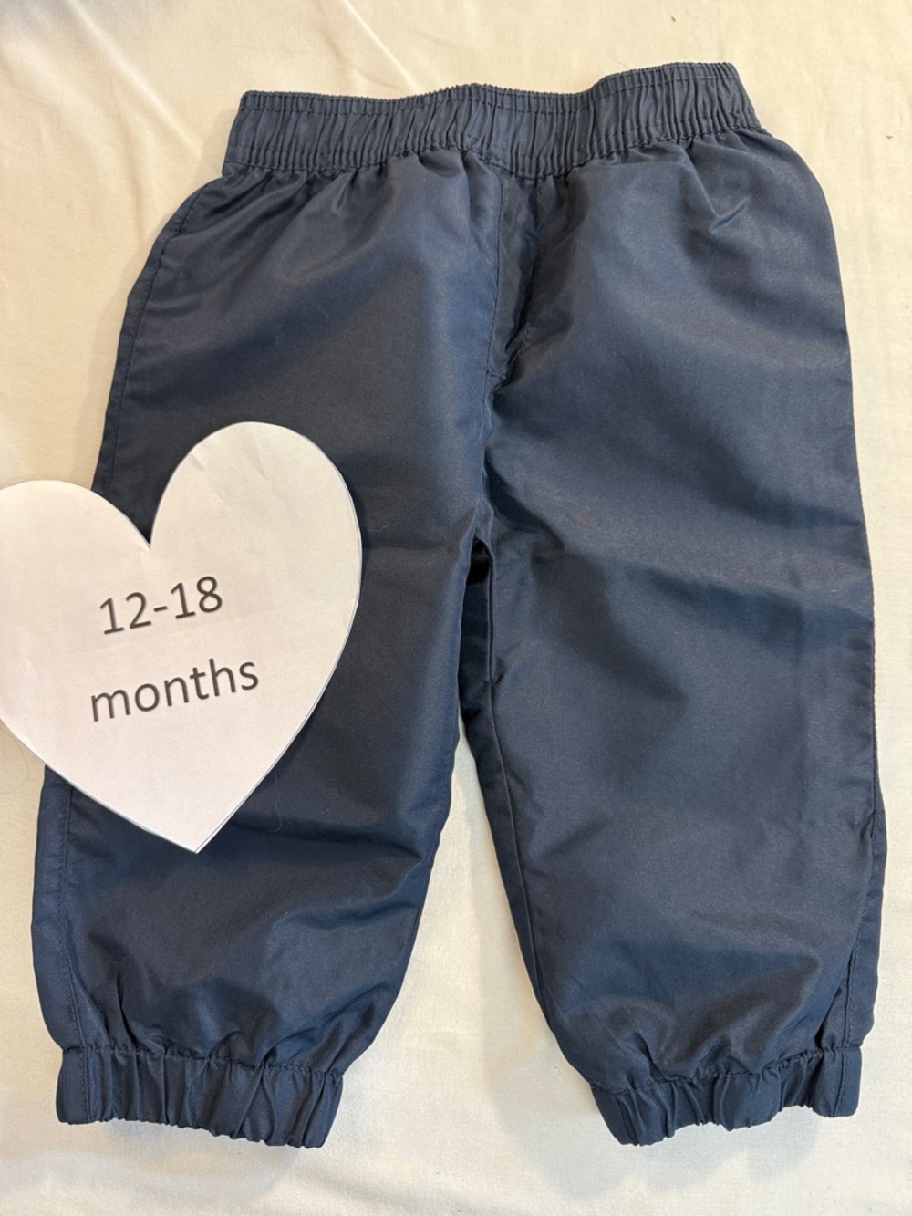The Children's Place - NWOT - Navy Joggers style lined rain pants